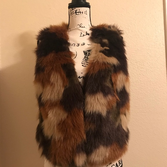 Michael Kors furry vest. Worn Once. - Picture 1 of 4
